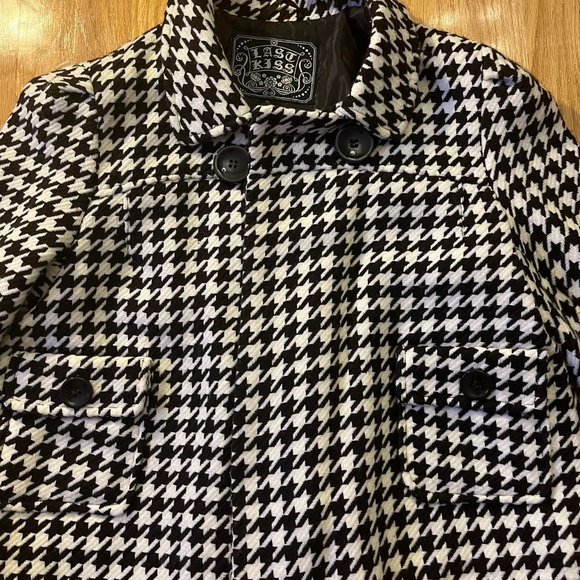 Houndstooth Pattern Jacket For Women - Picture 3 of 5